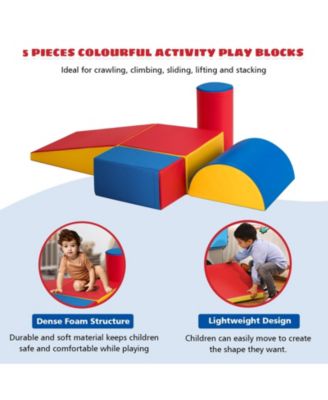 5-Piece Set Climb Activity Play Safe Foam Blocks