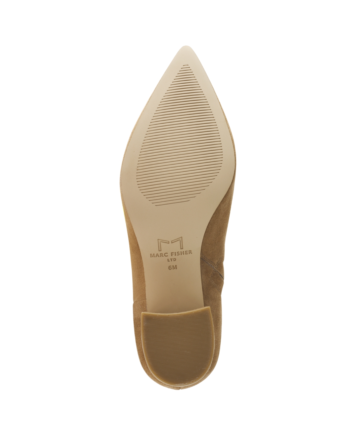 Marc Fisher Ltd Women's Jarli Block Heel Dress Booties In Medium Natural Suede