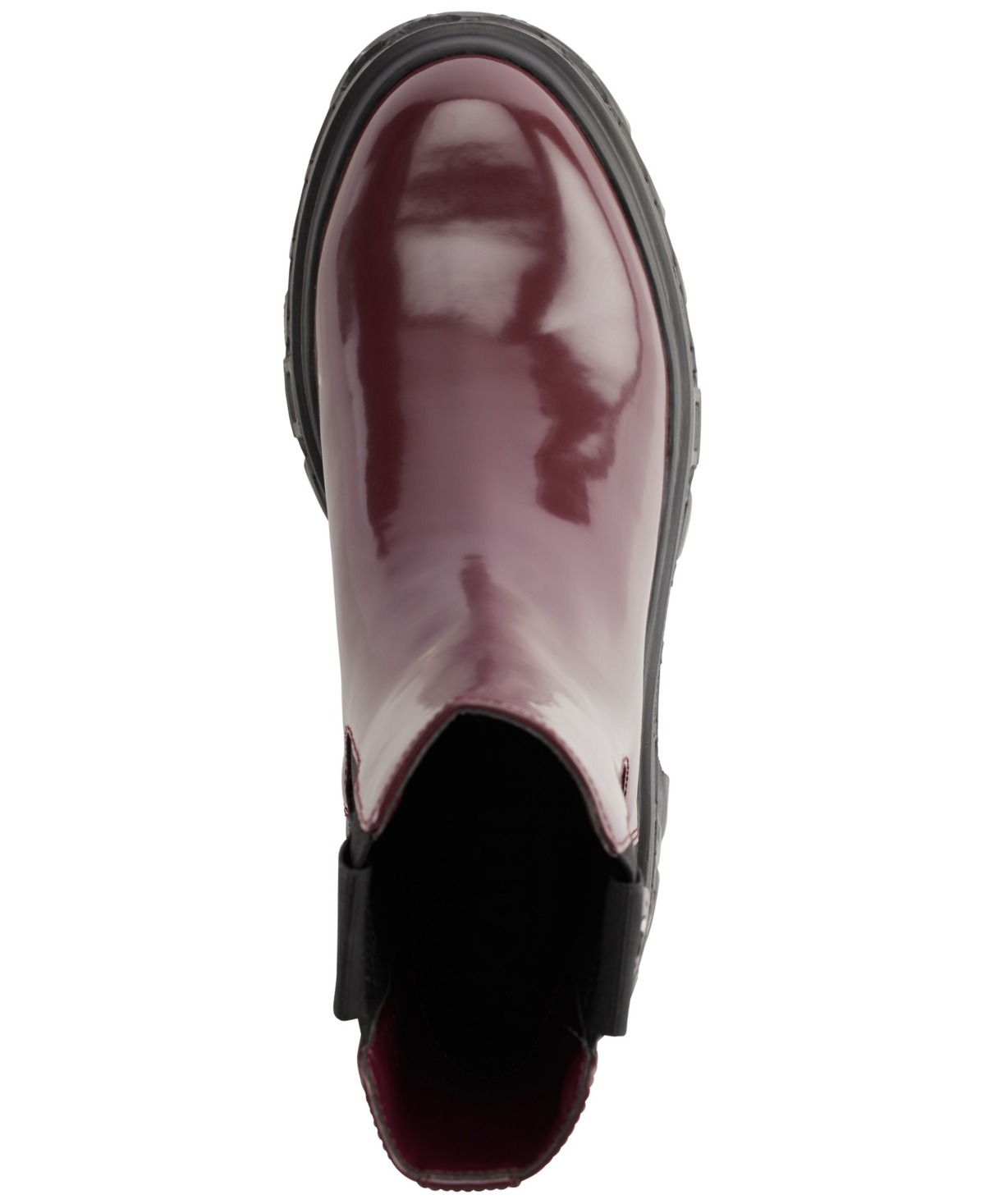 Karl Lagerfeld Paris Londyn Lug Sole Chelsea Boot In Wine