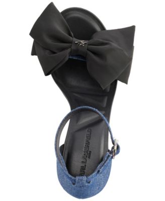 Women's Kenz Bow Ankle Strap Dress Sandals