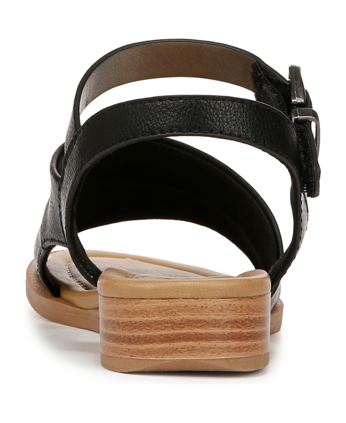 Shop Blowfish Malibu Women's Ardice Strappy Low Wedge Sandals In Black Faux Leather