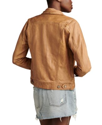 Leather Trucker Jacket  