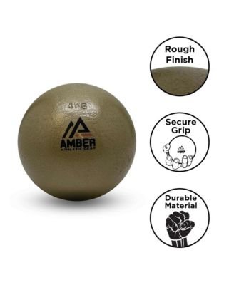 Amber Athletic Gear Cast Iron Shot Put Weights 1kg - 7.25kg (2.20lb - 16lb) - Ideal for Track & Field Training - Color May Vary