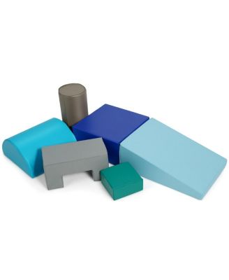 6 Piece Climb Crawl Play Set Indoor Kids Toddler