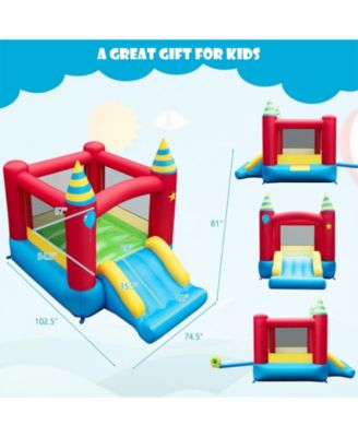 Kids Inflatable Bounce Castle Excluded Blower