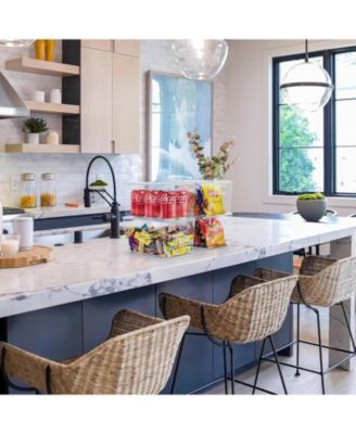 Large Plastic Storage Bins with Lids - for Kitchen Organization, Pantry/Storage Organizers, Fridge Organizer - Clear Storage Bins (4 pack)