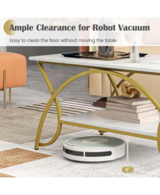 2-Tier Table Rectangle for Living Room