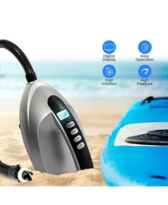 Electric Air Pump Inflator with Digital LCD, 16 PSI