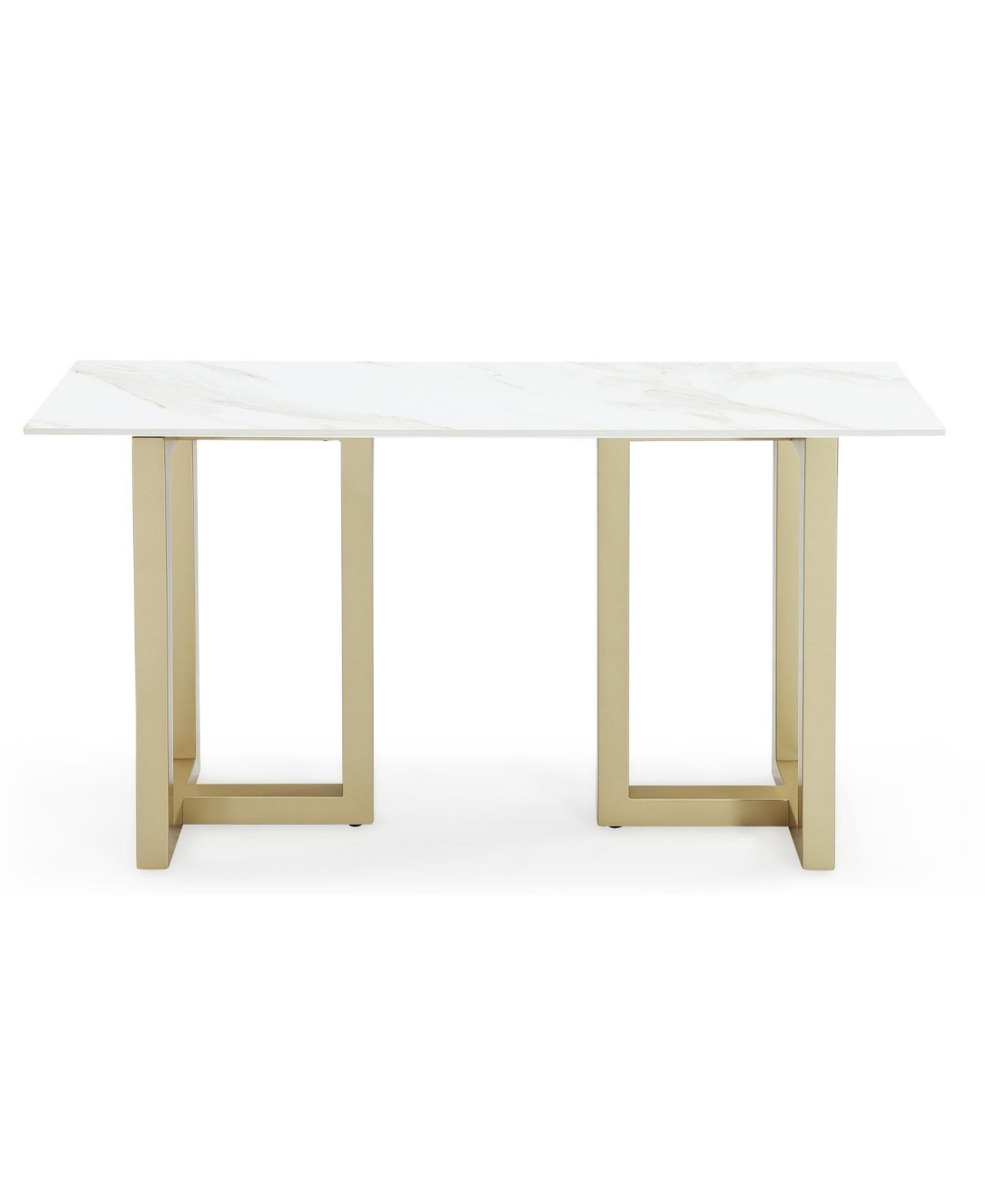 Macy's Furniture Emila 54" Sintered Stone Mix And Match Console Table