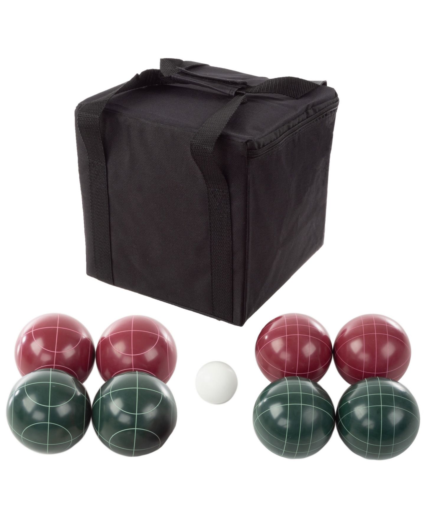 Детские игрушки Trademark Global Bocce Ball Set Heavy-Duty Resin Composite with Carrying Case, Ages 18+ — фото 1