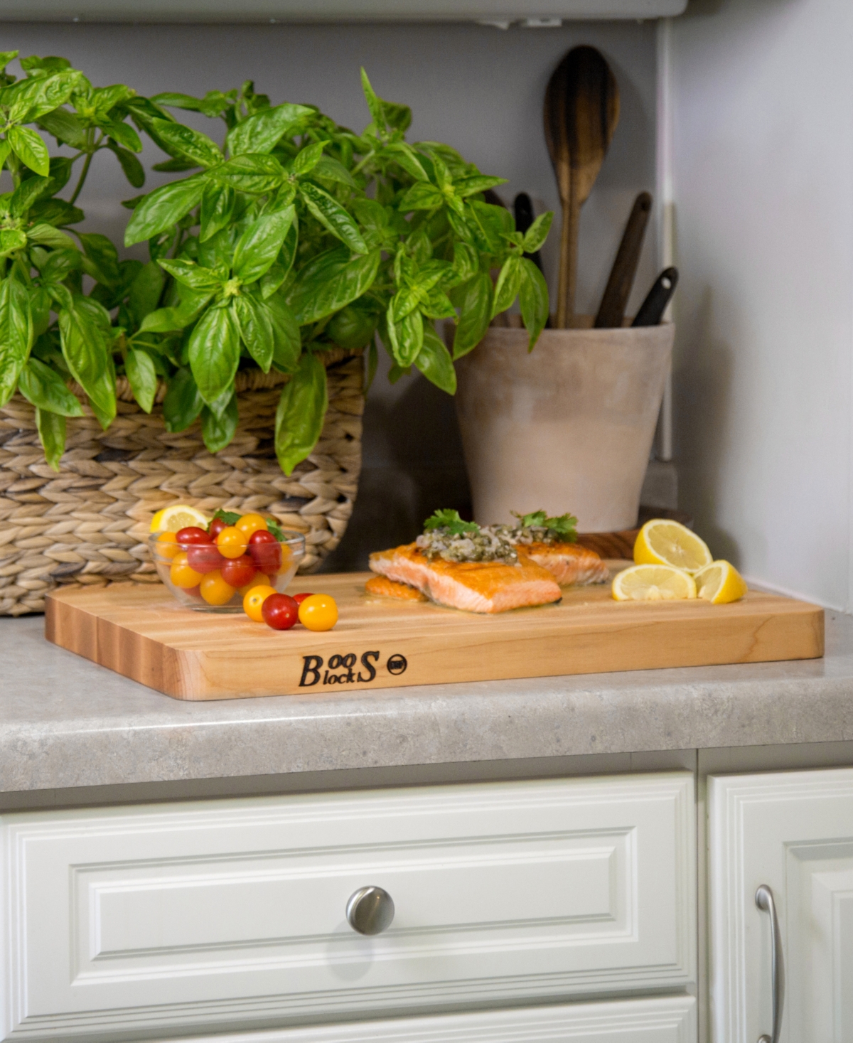 John Boos Chop-n-Slice 18" x 12" Rectangular Cutting Board