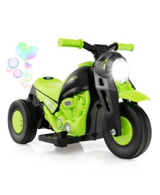 6V Kids Bubble Car Electric Ride on Motorcycle w/ Music Button and LED Headlight