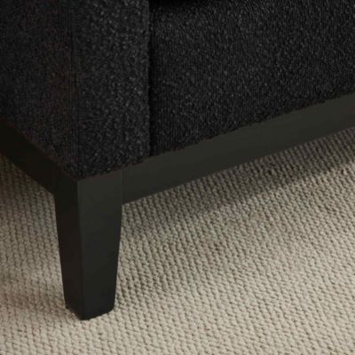 66" Upholstered Bench, Boucle Ottoman for Bedroom, Living Room, or Entryway-The Pop Home