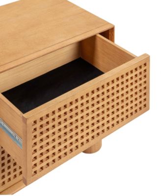 17" Rubberwood Nightstand