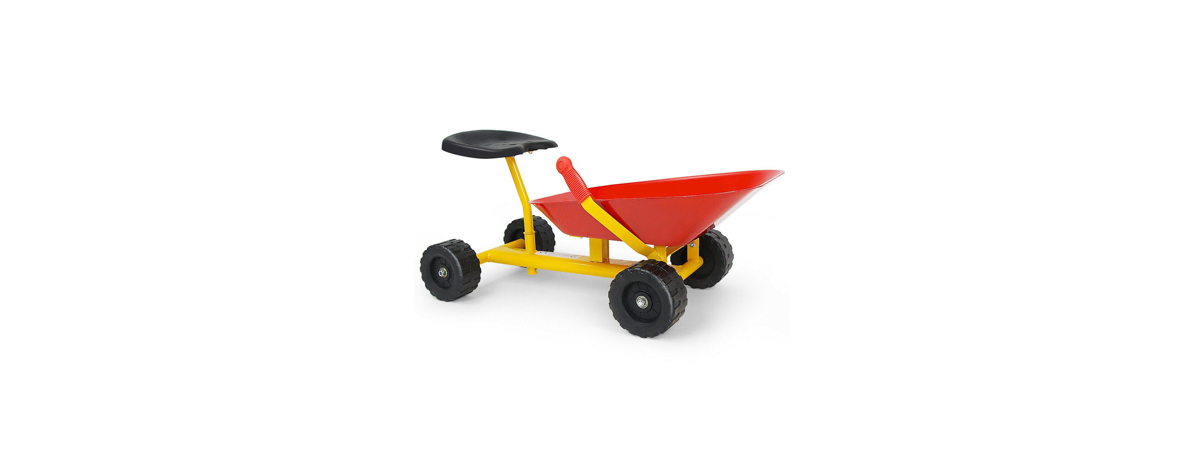 Gouun 8 Inch Heavy Duty Kids Ride-on Sand Dumper with 4 Wheels