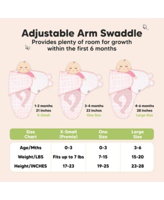 3pk Soothe Baby Swaddle, Organic Baby Swaddle Sleep Sacks, Newborn, Infant Swaddle Sack