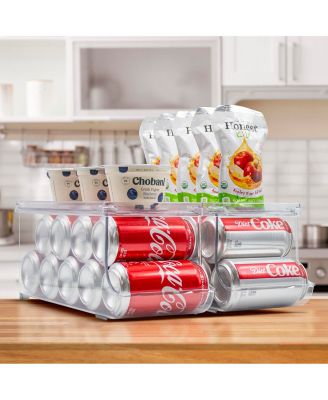 Clear 10-Can Organizer with Lid (2 Pack)