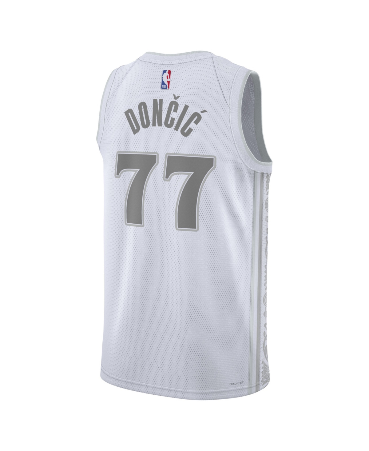 Nike Men's and Women'sLuka Doncic Dallas Mavericks 2024/25 City Edition Finished Swingman Jersey - White