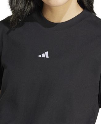 Women's Short-Sleeve Cotton Crewneck Logo T-Shirt