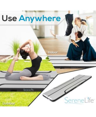 9.8 ft. Floor Tumble Track Mat with Electric Air Pump