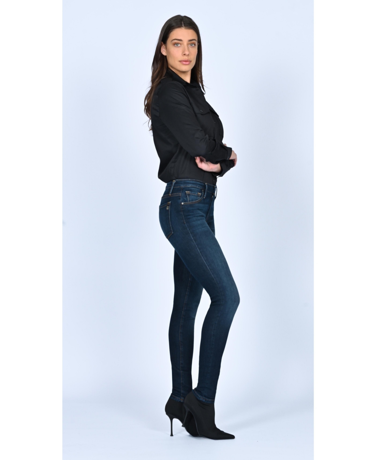Black Orchid Denim Women's Jude Mid Rise Skinny Jean