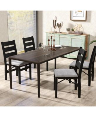 Modern Upholstered Folding Chairs Set of 2 with Comfy Backrest