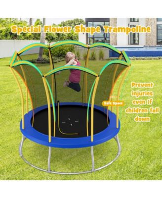 10 Feet Unique Flower Shape Trampoline with Galvanized Steel Frame