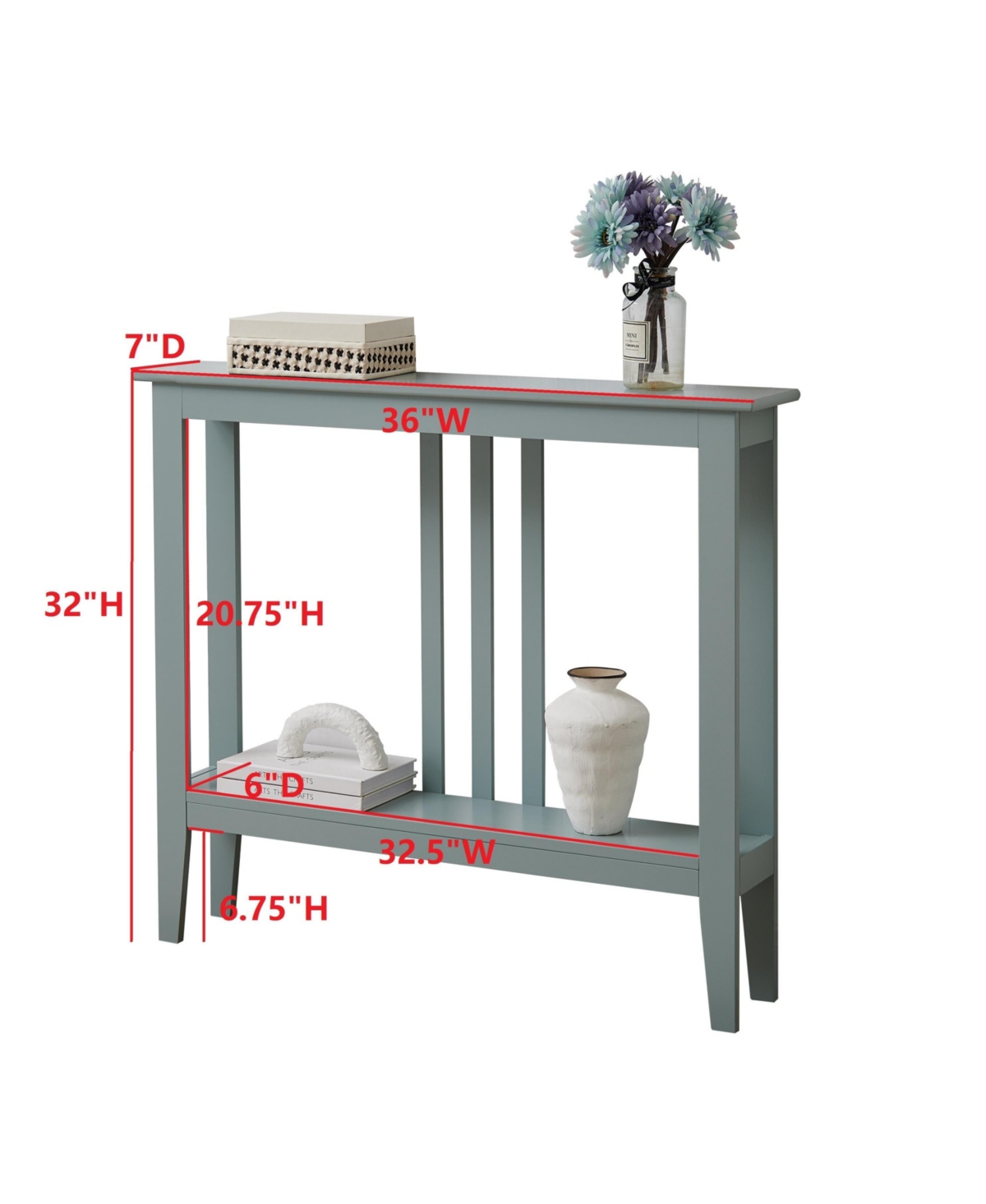 Kings Brand Furniture Entryway Table - Narrow Console Table - Console Table with Storage - Wood Console Tables for Entryway
