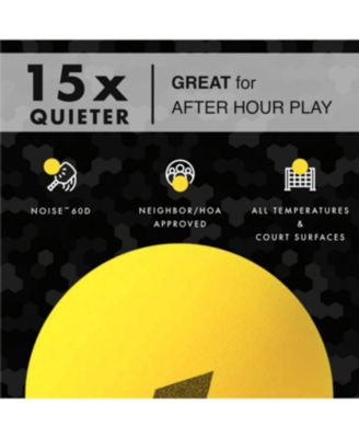 Stealth Pickleball Balls - Quiet Outdoor & Indoor Pickleball Balls (Set of 3)