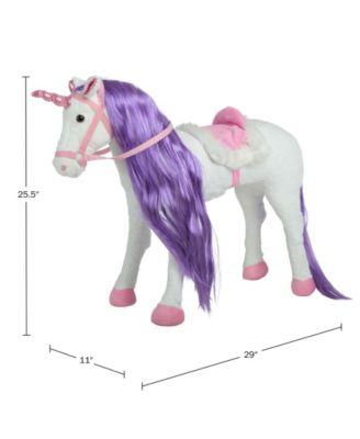 Happy Trails Ride on Horse Unicorn Plush Toy