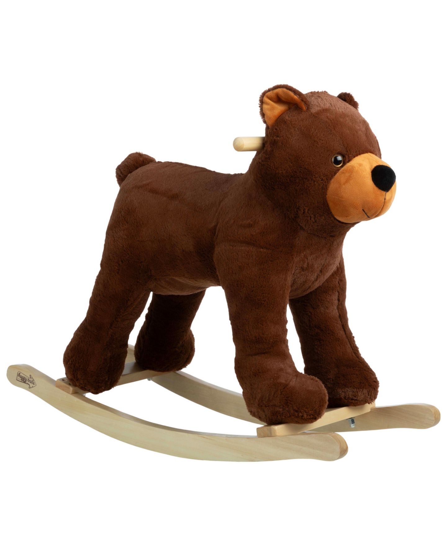 Детская мягкая игрушка Trademark Global Happy Trails Plush Bear Rocking Horse, 1 Rider, от 3 лет — фото 1