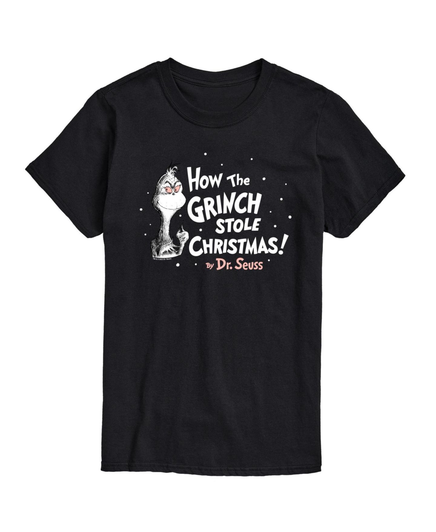 Мужская футболка AIRWAVES The Grinch How The Grinch Stole Christmas Short Sleeve, цвет: Чёрный — фото 1