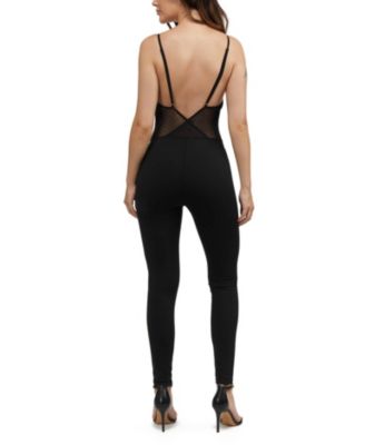 Women's Mesh Insert Catsuit