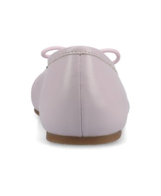 Women's Callee Rouched Tie Ballet Flats