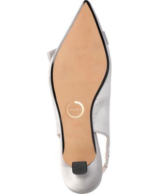 Women's Paloma Bow Kitten Heel Slingback Pumps