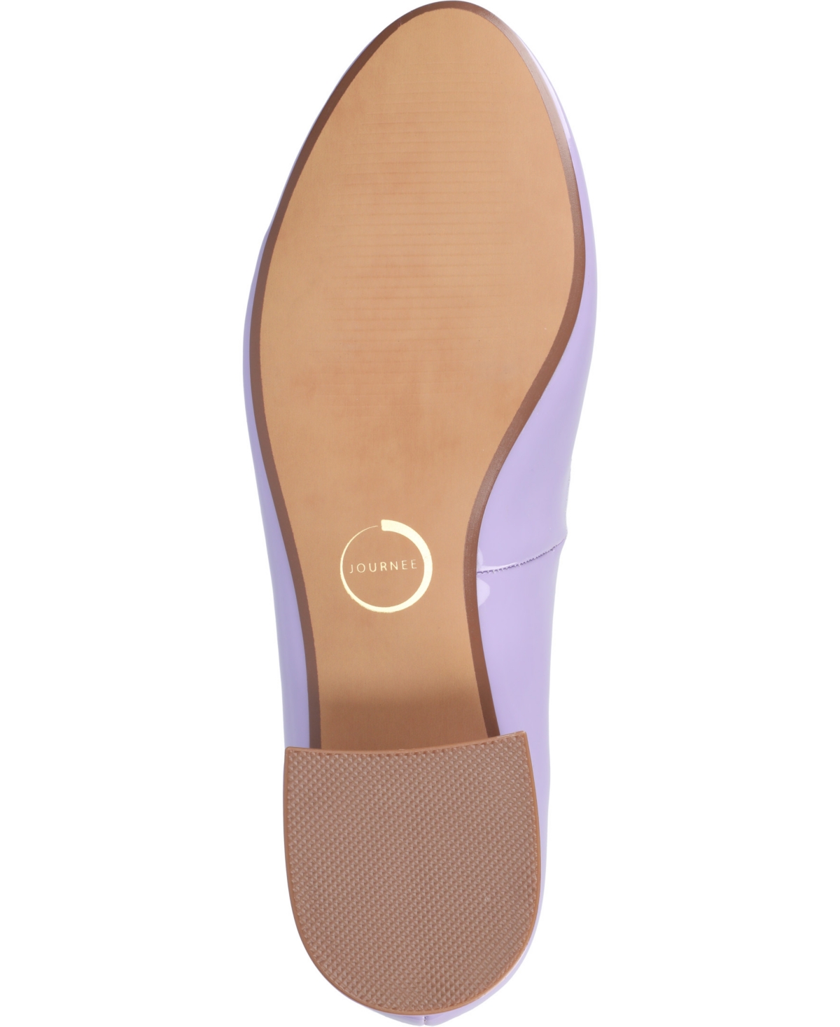 Journee Collection Saarii Block Heel Pump In Lilac Patent