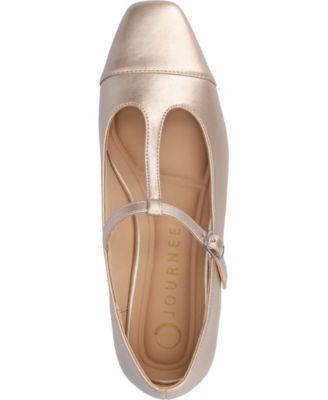 Women's Theah T-Strap Cap Toe Mary Jane Flats
