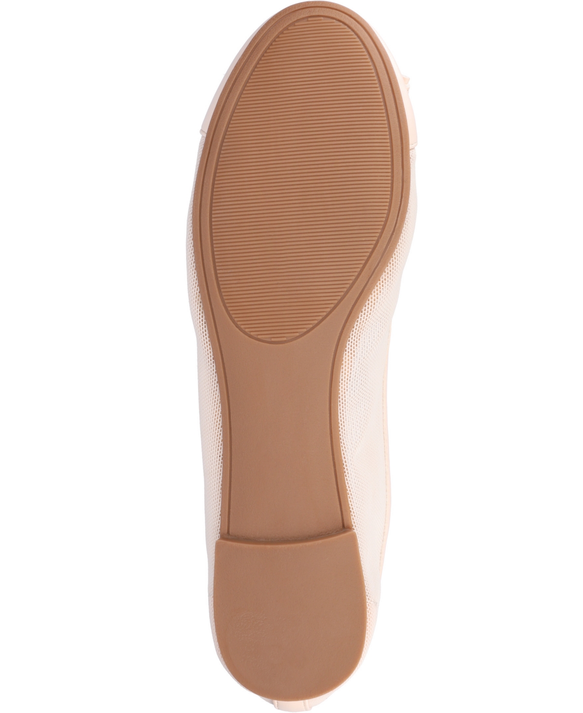 Shop Journee Collection Women's Kaiah Cap Toe Ballet Flats In Blush Mesh
