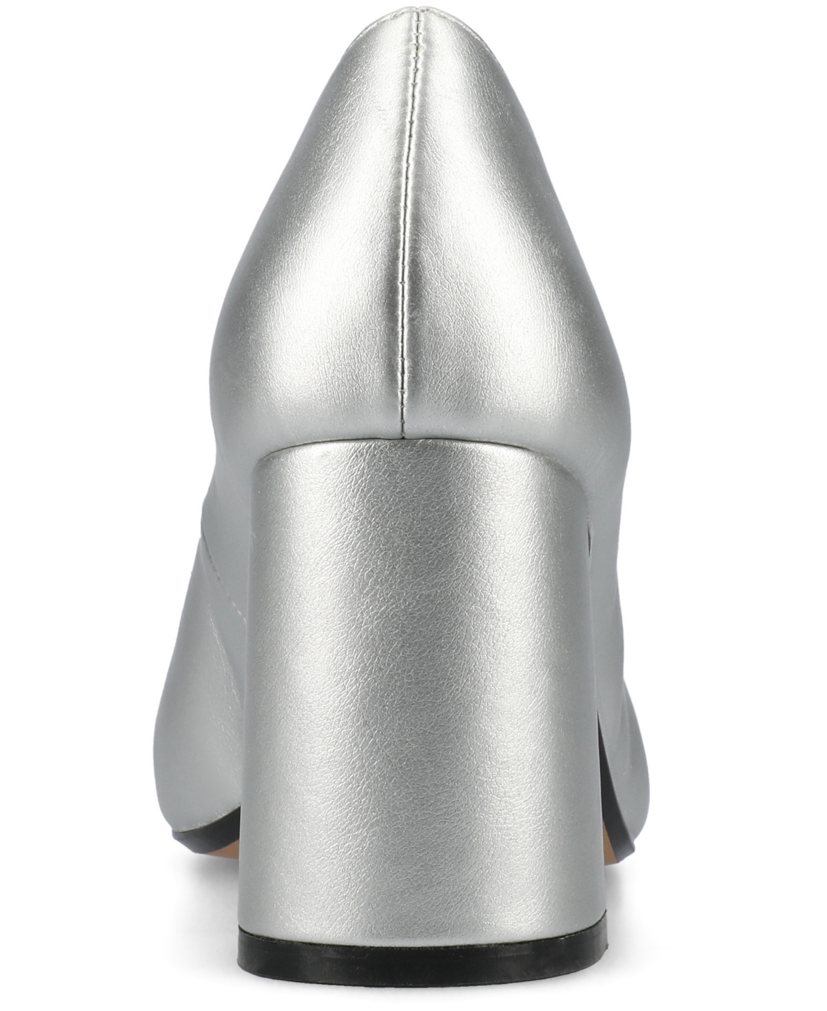 Journee Collection Women's Seraphina Round Toe Pumps In Silver