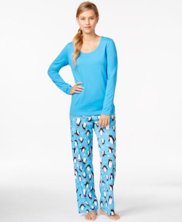 Family Pajamas Women's Holiday Top and Pajama Pants Set - Macy's ...