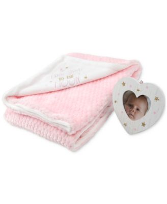 Love You to the Moon Blanket & Frame, 2 Piece Set
