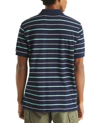 Men's Striped Classic-Fit Deck Polo Shirt
