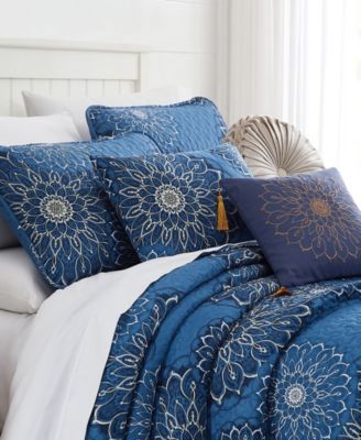 Midnight Floral 6-Pc. Quilt Set, King/California King