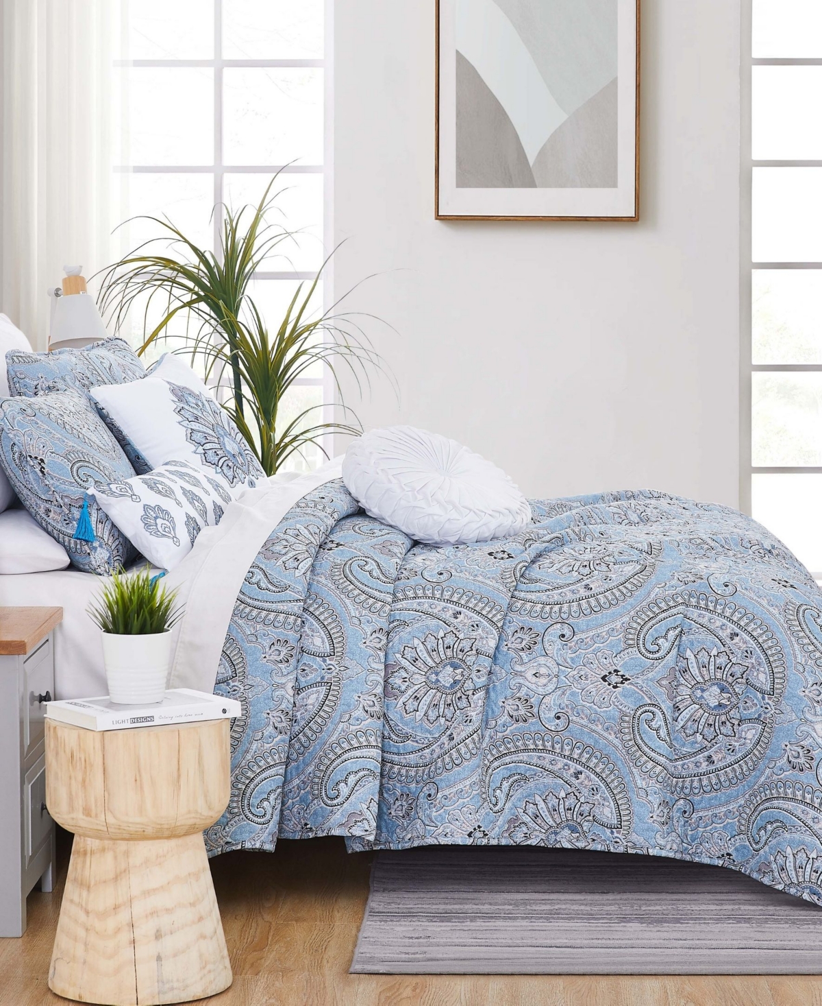 Southshore Fine Linens Pure Melody 6-Pc. Quilt Set