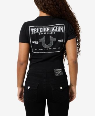【TRUE RELIGION】★Tシャツ★ CRUSHED CRYSTAL HORSESHOE TEE CRUSHED CRYSTAL HORSESHOE TEE | True Religion