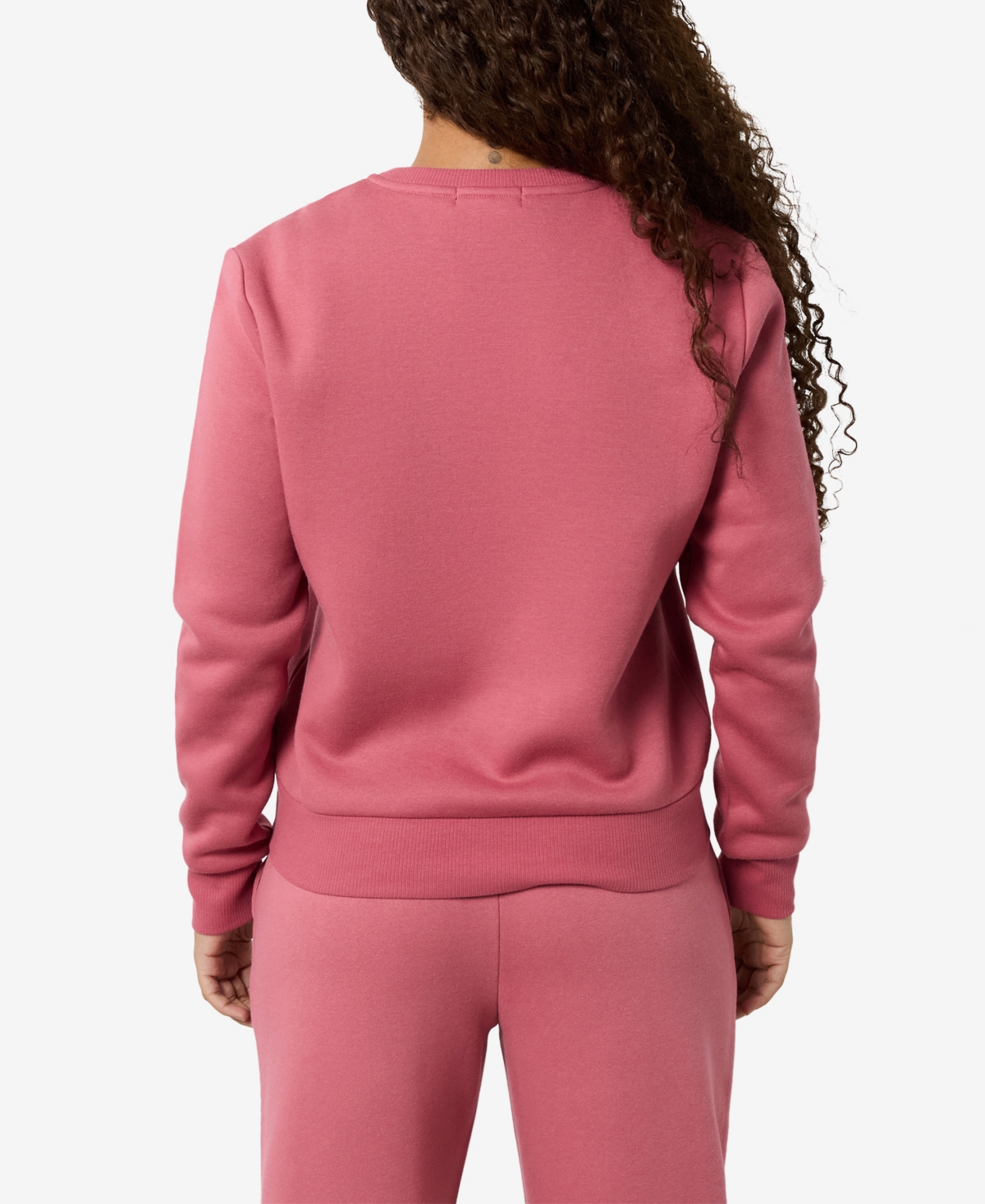 True Religion Long Sleeve Sweatshirt In Mauvewood
