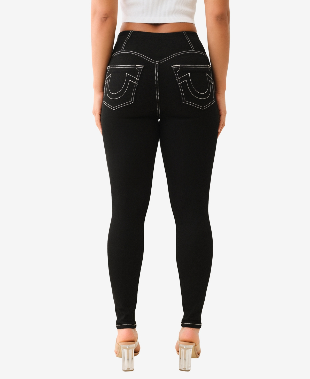TRUE RELIGION WOMEN'S TRULY SNATCHED JENNIE PULL ON JEANS 
