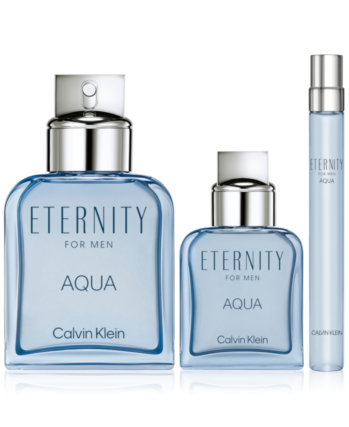 Calvin Klein Men's 3-pc. Eternity Aqua Eau De Toilette Gift Set In No Color