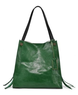 Women's Genuine Leather Daisy Tote Bag