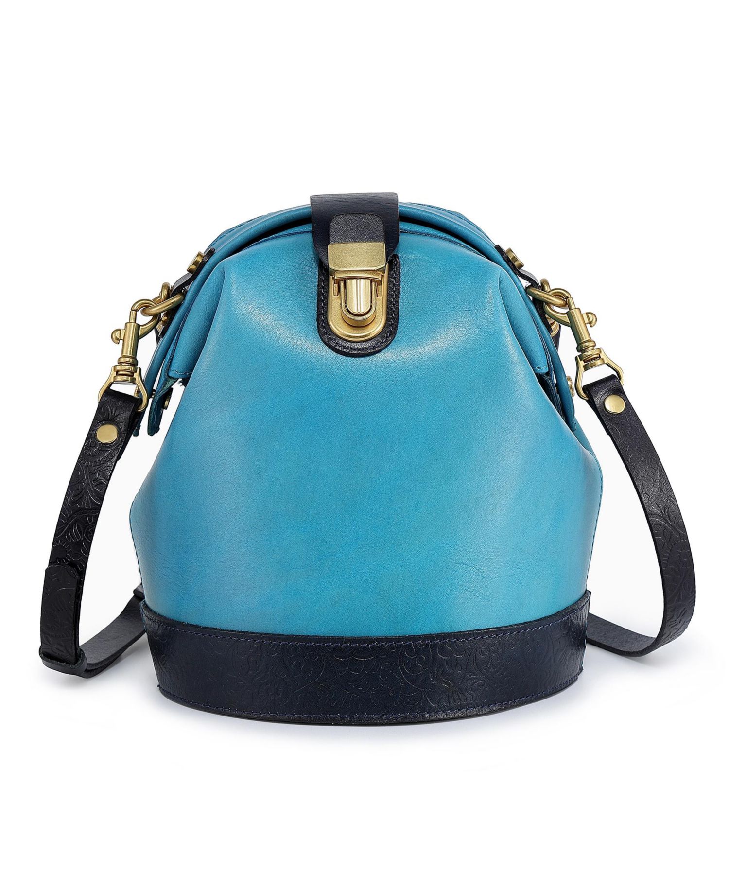 Doctor Mini Leather Bucket Crossbody Bag